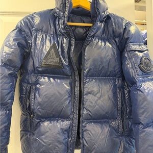 Moncler Navy Glossy Jacket